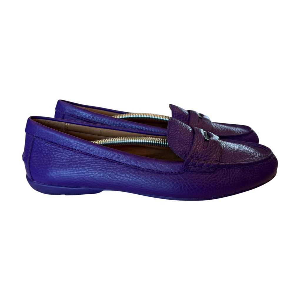 Coach Leather Driver Penny Loafers Women's 8
